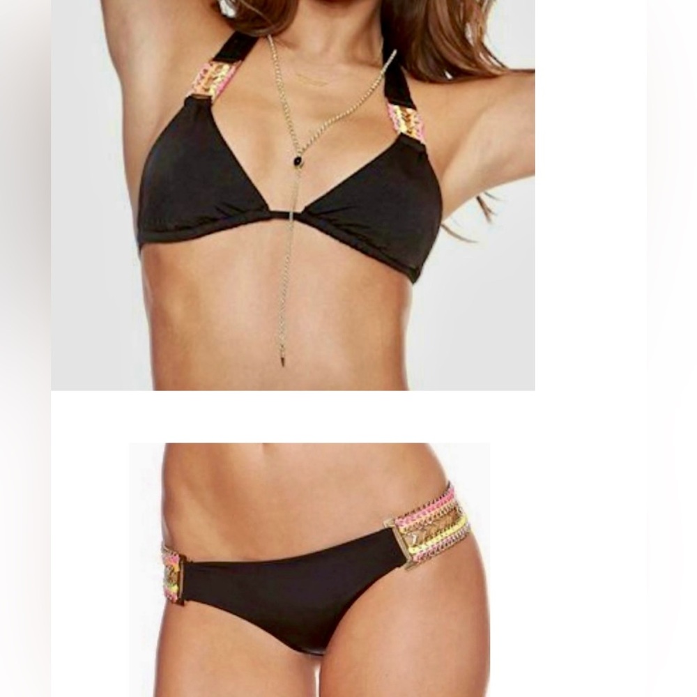 Beach Bunny Bronze, Chevron Chain Bikini